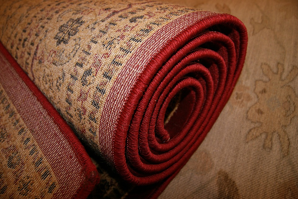 folded carpet